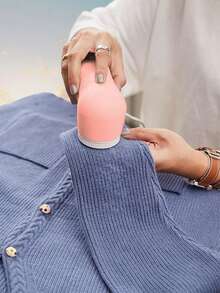 USB Direct Plug-In Electric Lint Remover, Manual Operation, Plastic Handle, Lithium Battery, Suitable For Clothing, Sweaters To Remove Lint, Efficiently Removes Pilling From Sweaters, Wool And Garments, Compact Design Suitable For Home And Travel, Ideal Holiday Gift For Christmas, Easter And New Year - Multicolor - View 2
