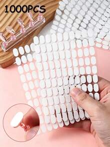 200 /1000 Pieces Of Nail Stand Stickers, Nail Tape, Suitable For Sticking On Nails, Suitable For Nail Art Practice And Display, Wearing Nail Tools And Materials, Clay Nail Art Tools - Multicolor - View 7