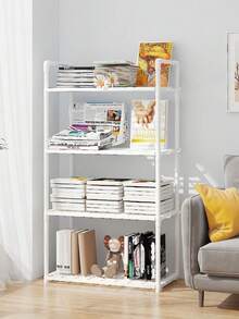 1pc Kitchen Microwave Oven Rack, Floor-Standing Multi-Layer Storage Rack For Bathroom, Kitchen, Living Room, Multi-Function Organizing Shelf - Multicolor - View 16