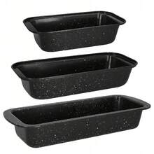3PCS  Rectangular Carbon Steel Baking Pans 35/30/25 Cm, Non-Stick Toast Bread Cake Pans, Tiramisu Cake Baking Molds, Oven  Bakeware For Classic Cakes, Breads, Pastry & Pate, Easy To Clean Kitchen Baking Tools - View 10