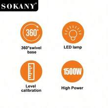 SOKANY 09022 Electric Kettle, 2.3L Large Capacity, 1500w Fast Boiling, 304 Stainless Steel Material, One-Button Switch, Suitable For Family, Dormitory, Office, And Other Scenarios. - Silver - View 2