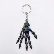 3D Skull Keychain, Halloween Accessory, Fun Skull Keychain, Keychain Bag Pendant, Perfect For Halloween Party And Daily Wear, Ideal Gift For Friends And Family, Decorative Pendant - Multicolor - View 14