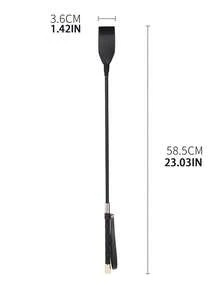 Equestrian Training Supplies, Durable Short Horse Whip, Suitable For Training, Competition And Daily Riding; Equestrian Training Horse Whip; Party Performance Horse Whip, Solid Horse Whip, 1pc. Premium Equestrian Riding Horse Whip - Black - View 11