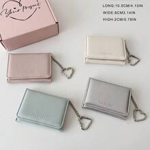 Dompet Pendek Bertekstur Kulit Paten Cocok untuk Pelajar, Gaya Jepang dan Korea - MultiWarna - View 11