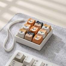 3D Printed Cat Shape Keycap, Detachable Mechanical Keyboard Key Cap, Stress Relief Test Switch Toy, Unique Desktop Decor & Festival Birthday Gift For Keyboard Enthusiasts - Multicolor - View 6