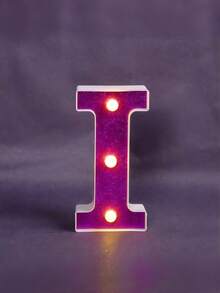 1pc Purple Glowing Letter Light Box, Includes 26 Letters, Numbers And Characters, Can Be Used As Desktop Decoration Light, Proposal Light Or Birthday Party Atmosphere Light - Q3-purple Letter Light - View 17