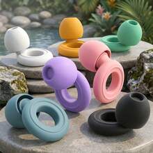 6pcs Reusable Silicone Earplugs, 1 Pair Earplugs With 2 Pairs Replacement Ear Tips, Soft And Comfortable, Suitable For Sleep, Swimming, Concerts, Studying, Mixed Colors, Low-Profile Design, Ideal For Light Sleepers - A - View 12