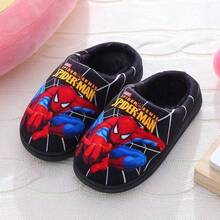 FIFA Spider-Man Marvel Cartoon Home Slippers, Winter Cartoon Non-Slip Warm Indoor Slippers - Unisex Slippers - View 8