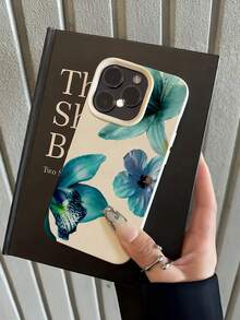 1件 白色綠色百合花個性化極簡全包覆 TPU 防震手機殼，適用於 Apple 18 17 16 15 14 13 12 11 Pro Max Air 及系列 - 彩色 - 查看 3