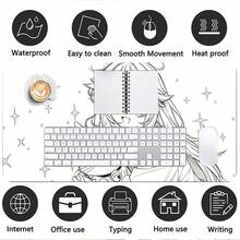 Leather Desk Pad Mouse Protector Large Small Mouse Pad Home Office Game Pc Laptop Desk Mat - View 6