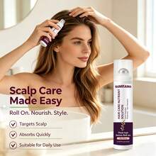 SUMIFANG Plant Extract Hair Care Rollerball Essence, Rosemary, Castor Oil And Multiple Plant Ingredients, Rollerball Design For Precise Root Care, Nourishes Scalp And Hair Roots, Improves Fine And Flat Hair Texture, Refreshing And Fast-Absorbing Texture, 15ml - Full Size - View 5