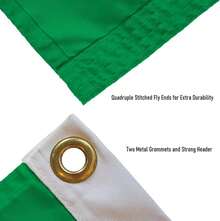 Green 3x5 Banner Flag - 1 - View 7