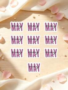 Customize Name Sticker, Personalized Stickers,Waterproof, Scratch-Resistant, With Cut-Out Effect, Suitable For Cups, Personal Items, Lunch Boxes, Cups, Books, Computers, Mobile Phones, Coffee Mugs,Phone Cases, Ceramic Mugs, Water Bottles - Multicolor - View 17
