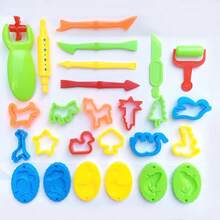 26Pcs Kids Clay Tools Set, DIY Plasticine Molds & Cutters, Rolling Pin Modelling Accessories, Educational Toy For Children(No Clay Included)Color,Shape And Style Are Random - Multicolor - View 11