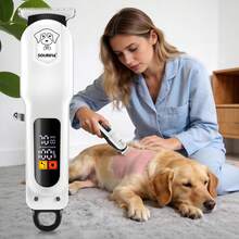 1pc USB Rechargeable Pet Hair Clipper, Dog Electric Shaver With Ceramic Blade, Grooming Trimmer For Teddy, Cat - View 12