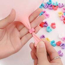 1/50/100Pcs Multicolor Plastic Balloon Sealing Clips, Time‑Saving Reusable Easy‑Lock Balloon Knot Fastener For Home Household Birthday Party Wedding Festival Celebration DIY Party Decoration Supplies - Balloon Clip - View 2