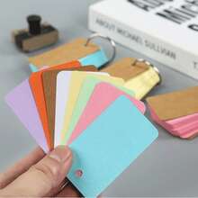 1/7-Pack Colored Candy-Colored Notepads,50 Sheets/Book Thickened Study Cards,Mix Of Seven Colors Pocket-Sized Notepad,Suitable For Home, College, Work, Meetings, Or School Use - Mini Notepad - View 6