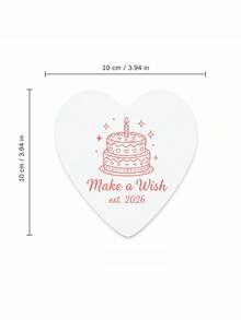 Personalized Name And Year Coaster, Custom Text Drink Coaster With Line Art Party Design, Custom Beverage Coaster, Birthday Party Table Decor, Celebration Drink Mat, Coffee Coaster, Birthday Gift For Friends, Family, Party Hosts And Guests. - Multicolor - View 24