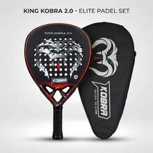 Raqueta de paleta de fibra de carbono KOBRA KING KOBRA 2.0, suave y de alto rendimiento, adecuada tanto para hombres como para mujeres - Multicolor - Ver 4