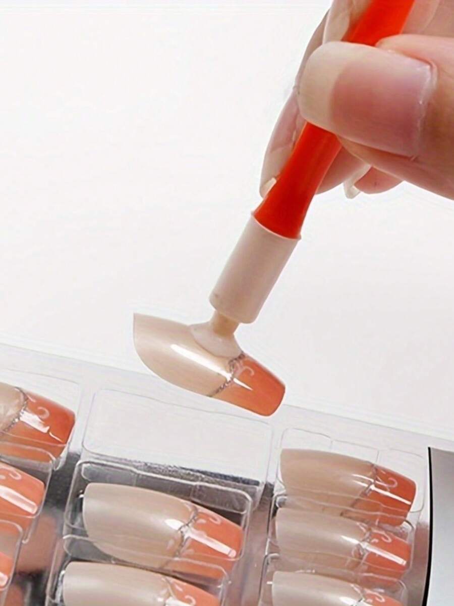 2/6/10pcs Multi-Function Suction Cup Nail Clippers - Professional Manicure Tool, Easy Application Of Base Coat, Fragrance-Free, Orange And White Color, Precise Foot Care, Accurate Nail Application | Ergonomic Design | Durable Plastic Material, Suitable For Toenails And Foot Cleaning - Multicolor - View 1