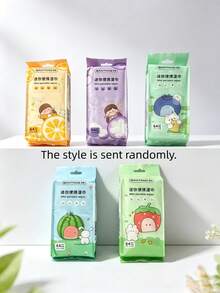 Mini Portable Non-Woven Wet Wipes, Suitable For Daily Item Cleaning (For Item Cleaning, Not For Body Part Cleaning) - Multicolor - View 11