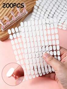 200 /1000 Pieces Of Nail Stand Stickers, Nail Tape, Suitable For Sticking On Nails, Suitable For Nail Art Practice And Display, Wearing Nail Tools And Materials, Clay Nail Art Tools - Multicolor - View 8