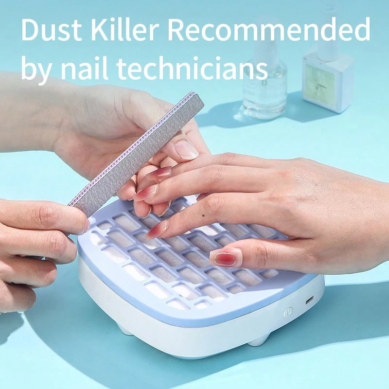 Mini Nail Dust Collector USB Desktop Portable Vacuum Cleaner, With Replacement Filter, Quiet Powerful Suction, Collects Dust, Purifies Desktop, Easy To Clean, Travel Dorm Home DIY Style