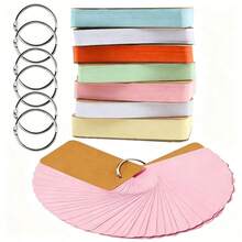 1/7-Pack Colored Candy-Colored Notepads,50 Sheets/Book Thickened Study Cards,Mix Of Seven Colors Pocket-Sized Notepad,Suitable For Home, College, Work, Meetings, Or School Use - Mini Notepad - View 1