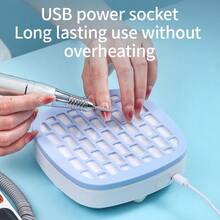 SOKANY 迷你美甲集塵器 USB 桌面便攜式吸塵器，附替換濾芯，靜音強勁吸力，收集灰塵、淨化桌面，易於清潔，適合旅行、宿舍、居家 DIY 模型 - A - 查看 5