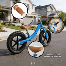 Kids Balance Bikes - Blue - View 6