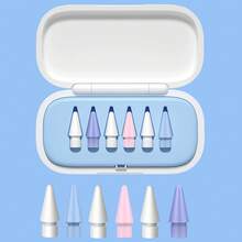 6pcs Replacement Nib Set With Pen Case, Compatible With Apple Pencil, Upgraded Nib, Compatible With Apple Pencil 2nd Gen, 1st Gen, Pro USB-C And Stylus Pen, Needle-Like Nib, Pro Pen Set - Multicolor - View 15