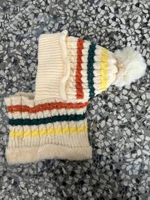 1 pieza Gorro de invierno para mujer con bufanda y mascarilla facial todo en uno, forro térmico, protección para orejas, para montar, a prueba de viento - Multicolor - Ver 12