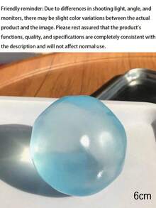 Tachimi 1pc Desk Squeeze Toy Coconut Ball Squishy Fidget Ball, Clear Fruit Multicolor Round Slow Rebound Ball, Halloween Christmas Stocking Stuffer Random Style - Multicolor - View 13