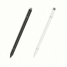 Bút cảm ứng 3 trong 1, độ chính xác cao & độ nhạy cao, tương thích với tất cả máy tính bảng, tất cả điện thoại, tất cả màn hình cảm ứng, 2 màu đen/trắng, quà tặng cho bạn bè, không dùng pin - Nhiều màu - Xem 8