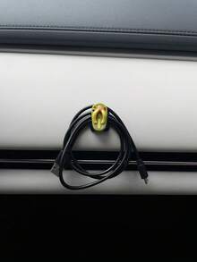 3件/5件可愛卡通夾腳拖造型汽車內飾掛鉤，免鑽孔背膠設計，可掛鑰匙與包包，馬卡龍多色可選，迷你省空間豪華車內掛鉤，多功能隱形無痕汽車掛鉤，創意汽車內飾裝飾配件 - A - 查看 7