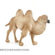 1pc/10pcs Realistic Desert Camel Decoration, Single Hump & Double Hump Camel Model Toy - Multicolor - View 17