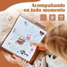 Inspiradores Regalos para Mujeres Niños Nietos Amigos, Regalo Adolescentes Chica Amigas Originales, Cuaderno de Cuero Regalo - tipo de estilo como en la imagen - Ver 3