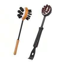 2pcs/Set Double-Sided Wooden Massage Hammer, Home Wellness Spa Waist Back Shoulder Neck Handheld Percussion Massage Accessory, Practical Holiday Gift For Body Relaxation, Manual Back And Body Massage Tool, Portable Handheld Use - A - View 9