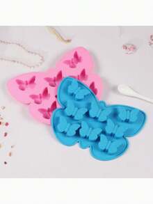 1/2pcs Butterfly Ice Cube Mold, Silicone Mold, Butterfly Silicone Mold, Candle Melting Mold, Butterfly Chocolate Mold, Fondant Candy Mold - Multicolor - View 5