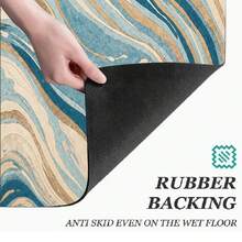 Minimalist Striped Print Long Runner Rug, Indoor Home Decor, Kitchen Runner, Entryway Doormat, Hallway Entrance Decor, Bedroom Bedside Rug, Living Room Rug, Laundry Room Mat, Bathroom Bath Mat, Suitable For Apartment, Dorm And Home Daily Decor - Multicolor - View 10