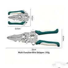 1pc Hot-Selling Folding Multi-Function Electrician Pliers Wire Stripper Crimper Tool For Home Repair And Electrical Work - A - View 5