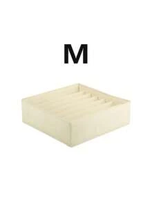 1/3pcs Drawer Divider Organizers,Foldable Wardrobe Storage Baskets And Fabric Storage Boxes,For Storing Clothes,Underwear,Bras,Ties,Accessories,Socks.Bathroom Storage Bags,Wardrobe Storage Bags,Essential For Dorm & College.Autumn Home Decor/Halloween - Beige - View 12