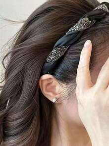 2pcs/1pc Vintage Pearl Headband, Fashionable, Elegant, Simple Style, Sweet And Outgoing Versatile Headband - Multicolor - View 3