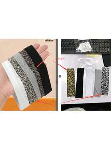 5/1pc Solid Color Leopard Print Sports Headband, Basic Cute Hair Accessory, Great Elasticity - Suitable For Girls And Women, Daily Yoga Sports School Vacation - Multicolor - View 6