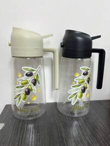 1pc Plastic Olive Oil Spray Bottle, Creative Patterned Body, Spray-Pour Dual Function, Refillable For Various Liquids, Lightweight Home Use, Suitable For Kitchen Cooking, Salad Making, Outdoor BBQ, Baking, Kitchen Gadget, Cooking Utensil, BBQ Accessory--Do Not Wash In Dishwasher - View 11