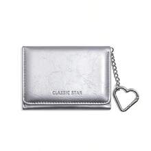 Dompet Pendek Bertekstur Kulit Paten Cocok untuk Pelajar, Gaya Jepang dan Korea - MultiWarna - View 16