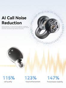 Acer OHR817 Wireless Earbuds, Clip-On In-Ear, Dual Mode, Noise Cancelling Calls, Comfortable For Long-Term Wear, Panoramic Surround Sound, Long Battery Life, Suitable For Sleep And Sports, Compatible With IOS/Android Systems - View 8