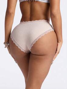 7pcs Comfortable Striped Cotton Sexy Women's Underwear - Multicolor - View 6