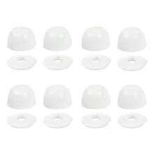 1/2/4/6pcs Universal Toilet Bolt Caps, Plastic Toilet Seat Screw Covers, Bathroom Toilet DIY Installation Decorative Screw Cap Replacement Parts - Multicolor - View 11
