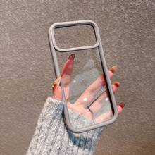 Minimalist Transparent Acrylic Phone Case Compatible With IPhone 18 Pro Max/18 Pro/18/17 Pro Max/17 Pro/17 Air/17/16 Pro Max/16/16 Pro/16 Plus/16E/15/15 Plus/15 Pro/15 Pro Max/11/12/13/14 Pro Max/11 Pro/11 Pro Max/12 Pro/12 Pro Max/13 Pro/13 Pro Max/7 Plus/14 Pro/14 Pro Max/14 Plus Hard Shell - Grey - View 45